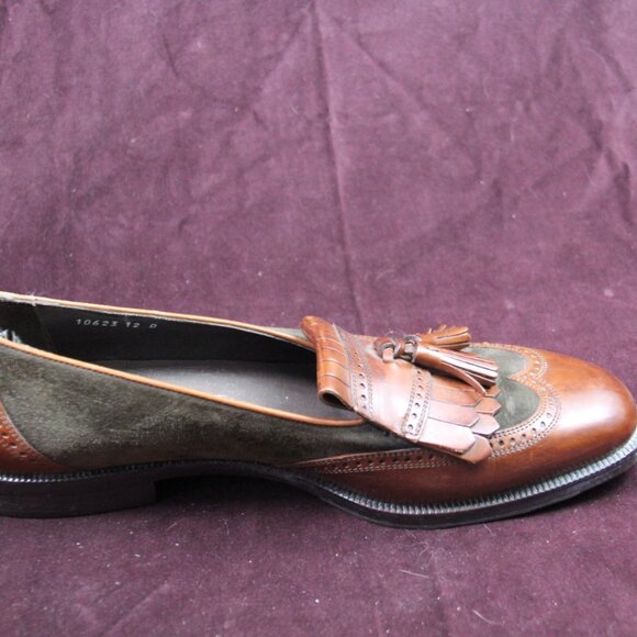Cole Hahn Leather and Suede Tassel Loafers main image 6